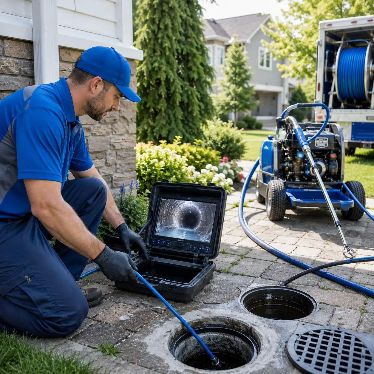 Outdoor drain cleaning professionals serving Washington, NJ